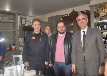 Ευχές για υγεία κι εργασία στη κοπή πίτας της Πολιτικής Προστασίας