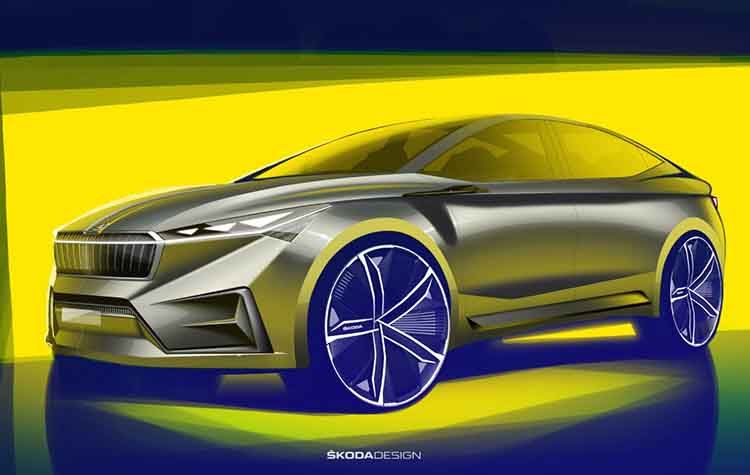 VISION IV: Πρώτα σκίτσα του ηλεκτρικού concept της Skoda