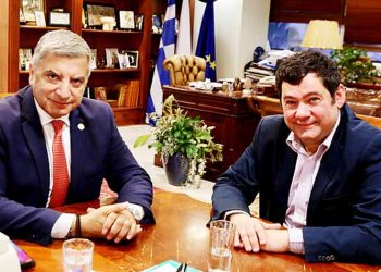 Συνάντηση του δημάρχου με τον Γιώργο Πατούλη