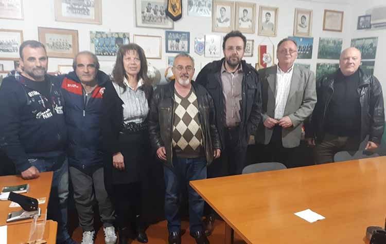 Συνάντηση Άγγελου Παλαιοδήμου με το Δ.Σ. του Α.Ο. Μελισσίων