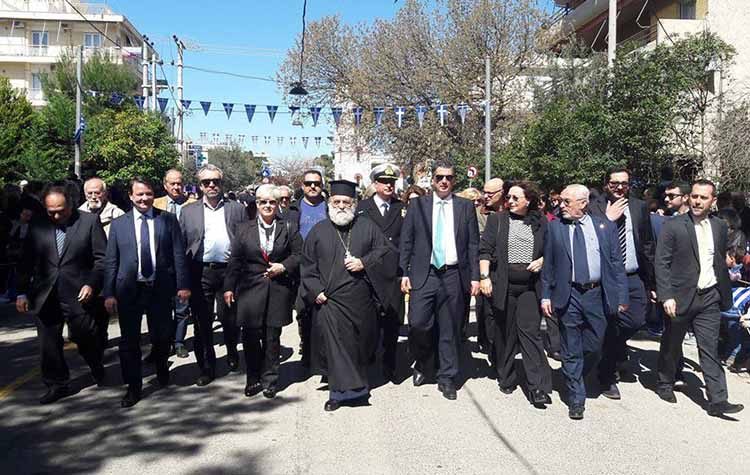 Με λαμπρότητα πραγματοποιήθηκαν οι εορτασμοί για την 25η Μαρτίου