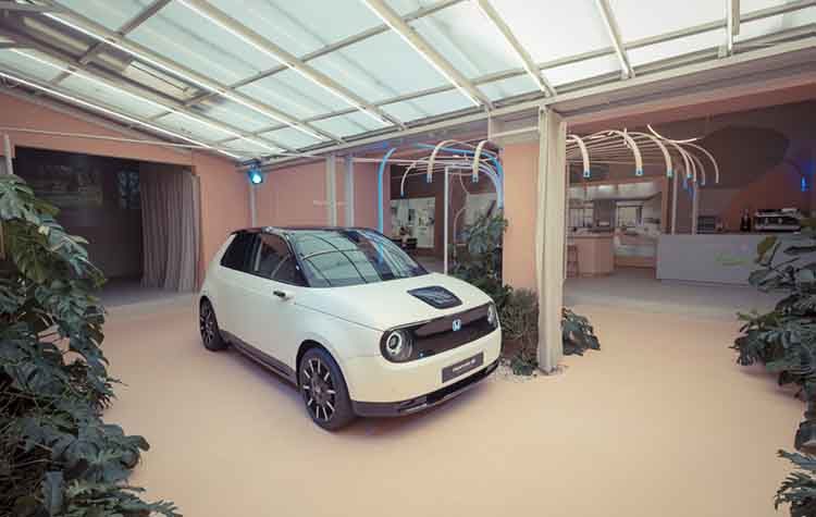 Το Honda e Prototype στην Εβδομάδα Σχεδιασμού του Μιλάνου 2019