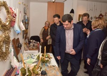 Στο Πασχαλινό Bazaar Χειροτεχνών βρέθηκε o Τάσος Μαυρίδης