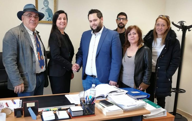 Επίσκεψη του Η. Κατσαρού στο αστυνομικό τμήμα Πεύκης – Λυκόβρυσης