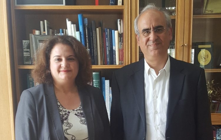 Ενημερωτική συνάντηση με τον Γιώργο Θωμάκο είχε η Αγγελική Παπάζογλου