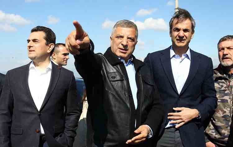 Κοινή επίσκεψη Μητσοτάκη - Πατούλη στο ΧΥΤΑ Φυλής