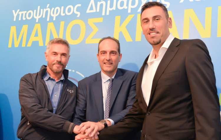 Σταύρος Ζαλμάς και Δήμος Ντικούδης στo ψηφοδέλτιο του Μάνου Κρανίδη