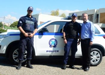 Δωρεά περιπολικού στο Αστυνομικό Τμήμα της περιοχής