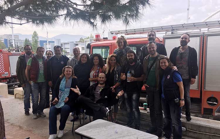 Εκπαίδευση της ομάδας πυρασφάλειας του Δήμου από τη Πυροσβεστική