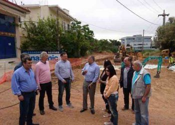 Τα έργα ανάπλασης σε Σωρό - Κοκκινιά επισκέφτηκε ο Γιώργος Πατούλης