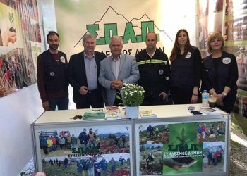 O Βλάσσης Σιώμος στα εγκαίνια της Ανθοκομικής Έκθεσης Κηφισιάς