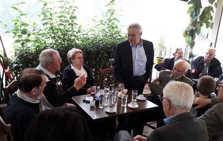 Το πρόγραμμα του συνδυασμού του παρουσίασε στην Κοκκινιά ο Πάνος Βραχνός