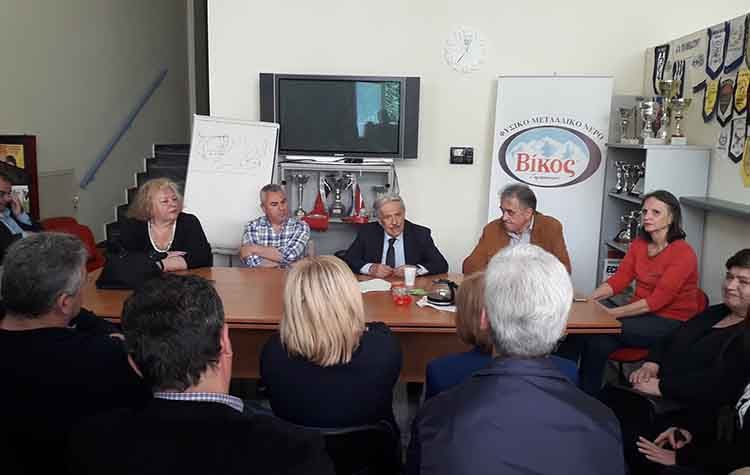 Επίσκεψη Βραχνού στο αθλητικό σωματείο «Νίκη» Αμαρουσίου»