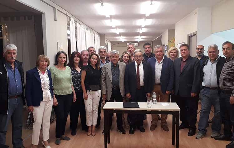 Συνάντηση Πάνου Βραχνού με τον σύλλογο Ψαλιδίου