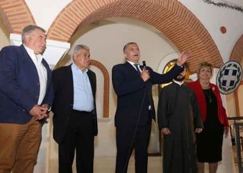 Στον εορτασμό της Ζωοδόχου Πηγής στο Ψαλίδι ο Γ. Πατούλης