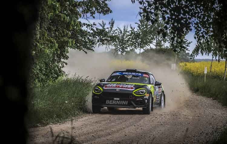 Το Abarth 124 rally εντυπωσίασε στο Rally Liepaja