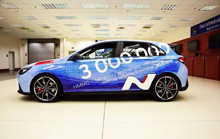 Την παραγωγή 3.000.000 οχημάτων γιόρτασε η Hyundai στην Τσεχία