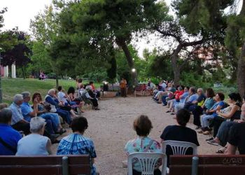 Ομιλία της Χριστίνας Σκαλούμπακα στα Βριλήσσια