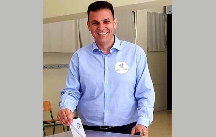 Στον Παράδεισο Αμαρουσίου ψήφισε ο Γιώργος Καραμέρος