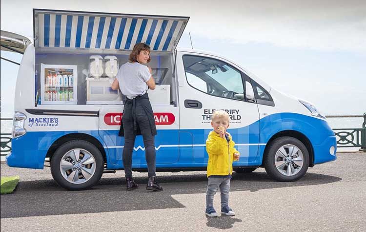 Η Nissan αποκαλύπτει νέο, μηδενικών ρύπων, παγωτατζίδικο