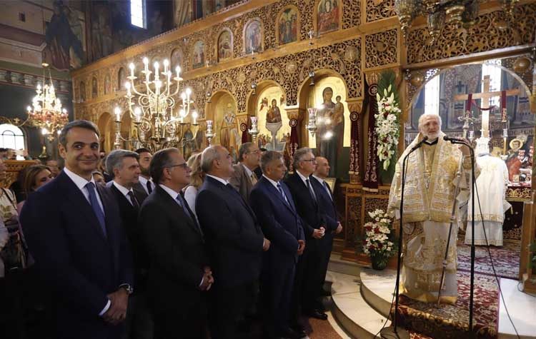 Στην υποδοχή του νέου Αρχιεπισκόπου Αμερικής Ελπιδοφόρου ο Γ. Πατούλης