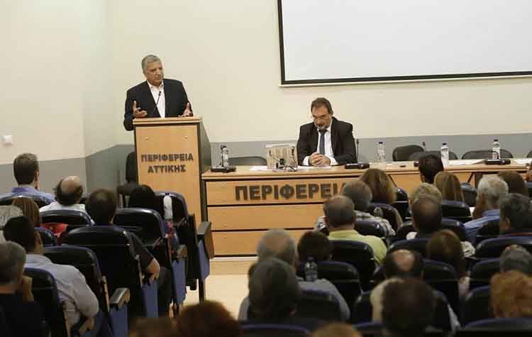 Συνάντηση γνωριμίας Γιώργου Πατούλη με διευθυντές της Περιφέρειας