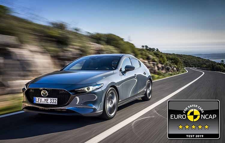 Το νέο Mazda3 2019 κατακτά 5 αστέρια στις δοκιμές πρόσκρουσης Euro NCAP