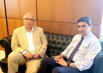 Για «μελέτη αξιοποίησης» του ΟΑΚΑ συμφώνησαν Αυγενάκης - Αμπατζόγλου