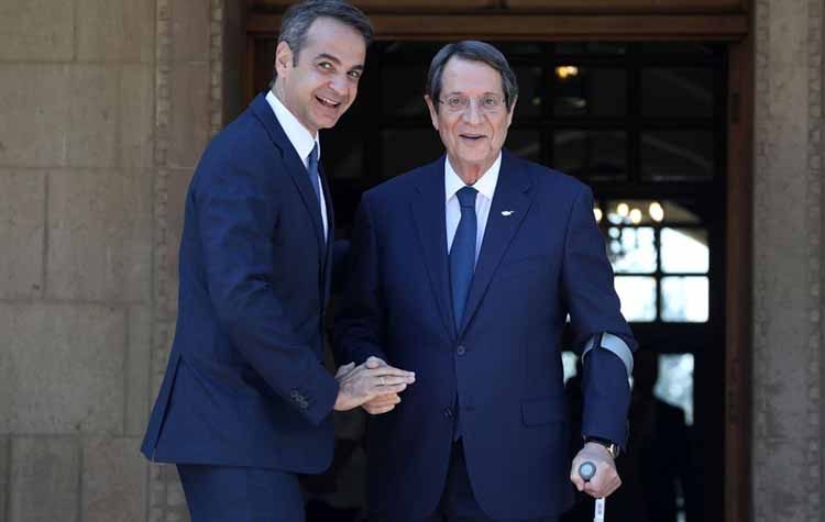 Με Κυπριακό και τουρκικές προκλήσεις η συνάντηση Αναστασιάδη - Μητσοτάκη