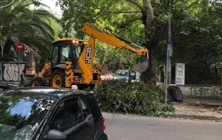 Στο «φουλ» οι μηχανές της Υπηρεσίας Καθαριότητας για την αποκομιδή ξερών χόρτων και κλαδιών