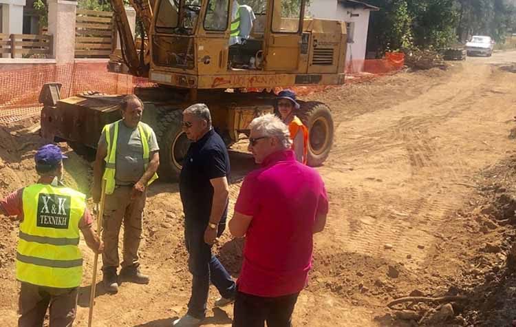 Επιθεώρηση Πατούλη στα έργα οδοποιίας στο Νέο Μαρούσι