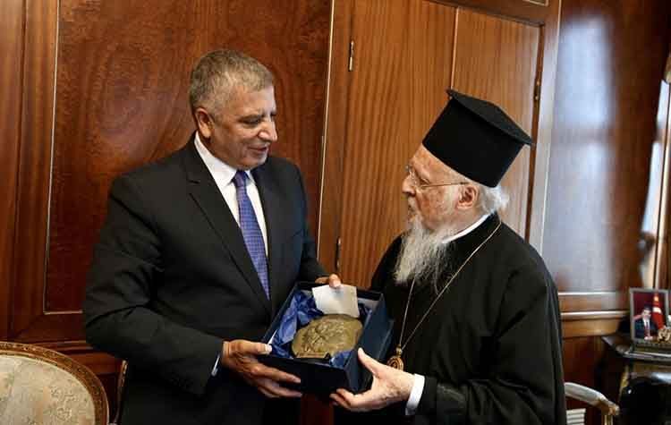 Συνάντηση Πατούλη με τον Οικουμενικό Πατριάρχη Βαρθολομαίο στο Φανάρι
