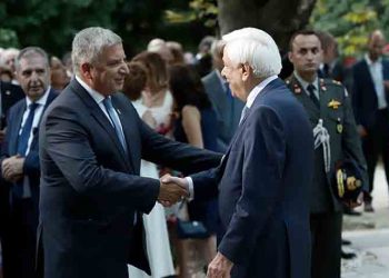 Στο Προεδρικό Μέγαρο για την γιορτή της Δημοκρατίας ο Γ. Πατούλης