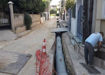 Ενισχύονται οι αγωγοί όμβριων και ακαθάρτων για τη θωράκιση της πόλης
