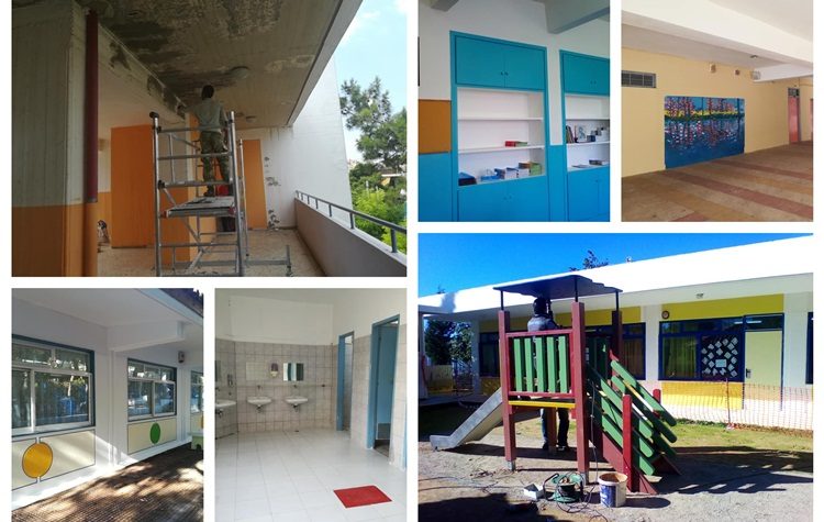 Εντατικοί ρυθμοί στις εργασίες των σχολείων για τη νέα σχολική χρονιά