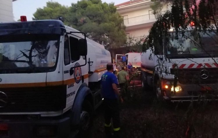 Αντιμετώπιση Πυρκαγιάς στη Δημοτική Κοινότητα Νέας Πεντέλης