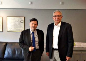 «Πολεοδομική» συνάντηση Αμπατζόγλου με τον υφυπουργό Χωροταξίας Δ. Οικονόμου