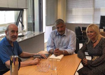 Συνάντηση Πατούλη με την πρόεδρο του «Σπιτιού του Ηθοποιού» Άννα Φόνσου