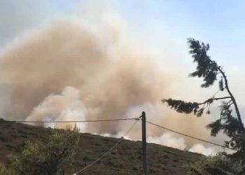 Πυρκαγιά στη συμβολή της Δουκίσσης Πλακεντίας με την Κλεισθένους