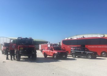 Συνδρομή του Δήμου Αμαρουσίου στην κατάσβεση της πυρκαγιάς στον Υμηττό