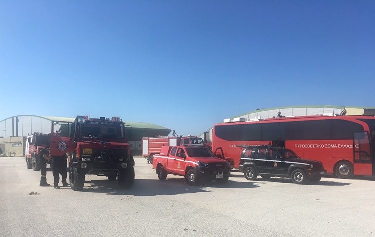 Συνδρομή του Δήμου Αμαρουσίου στην κατάσβεση της πυρκαγιάς στον Υμηττό