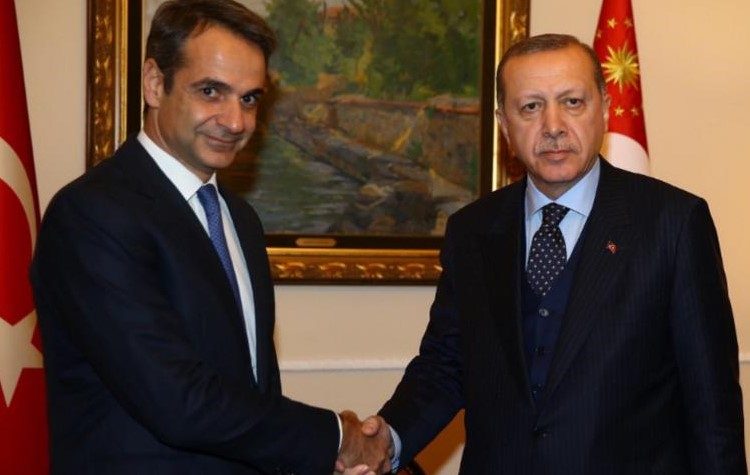 Συνάντηση Μητσοτάκη - Ερντογάν - Το προσφυγικό επί τάπητος