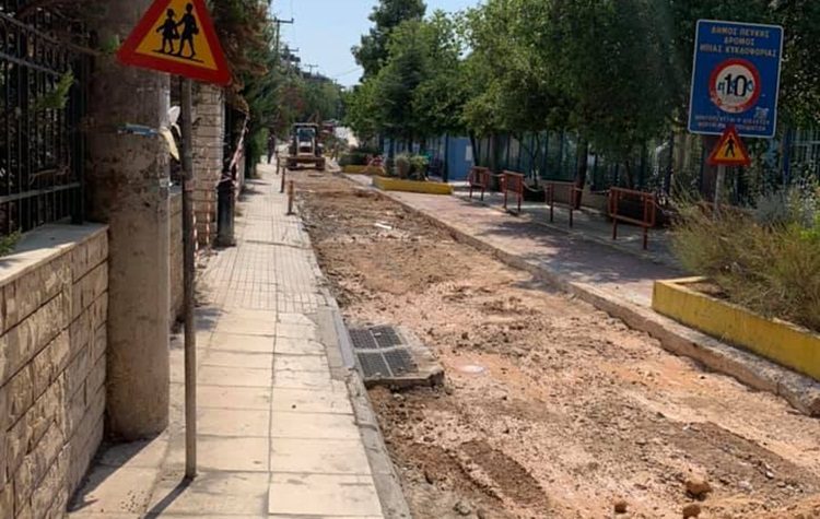 Ξεκίνησε το έργο συντήρησης - επισκευής οδοστρωμάτων και πεζοδρομίων