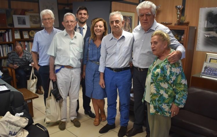 Θερμή υποδοχή της αντιπροσωπείας του Σαιν - Μπριέκ στην πόλη