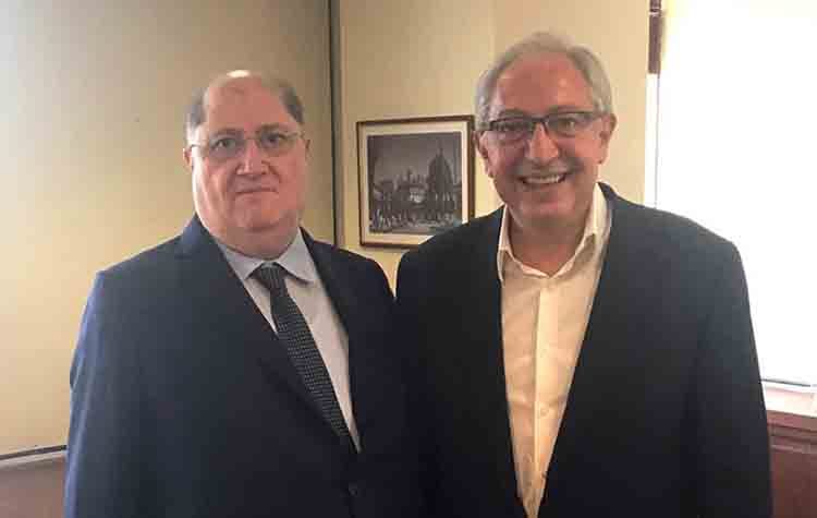 Συνάντηση Αμπατζόγλου με τον πρόεδρο Ανθρωπίνου Δυναμικού του Ομίλου CCC Σουχέλ Σαμπάγ