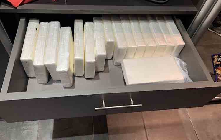 Εξαρθρώθηκε κύκλωμα κοκαΐνης - Κατασχέθηκαν 104 κιλά ναρκωτικά