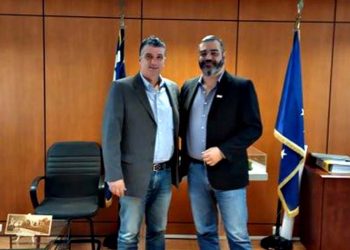Συνάντηση του Δημάρχου με τον Διευθύνοντα Σύμβουλο της ΚΤΥΠ Α.Ε. Γιάννη Χαρωνίτη