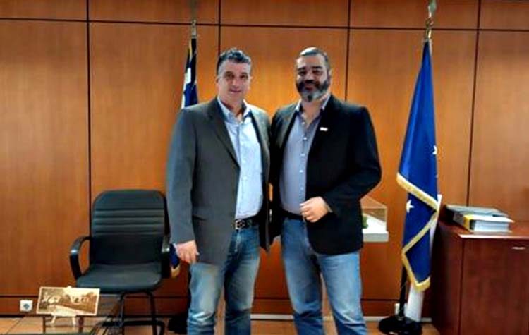 Συνάντηση του Δημάρχου με τον Διευθύνοντα Σύμβουλο της ΚΤΥΠ Α.Ε. Γιάννη Χαρωνίτη