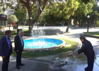 Δοκιμές μηχανημάτων καθαρισμού και επισκευών στον Δήμο Αμαρουσίου