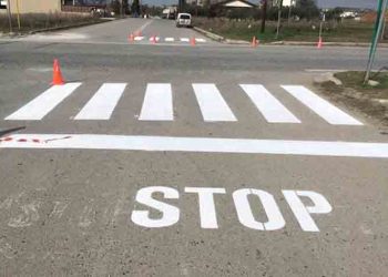 Οδική ασφάλεια και οριζόντια σήμανση στο Πολύδροσο